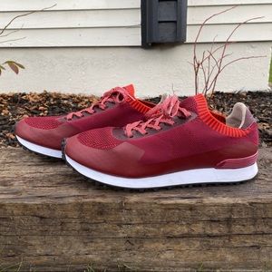 Greats Pronto Knit Sneaker Burgundy 11.5 Vibram
